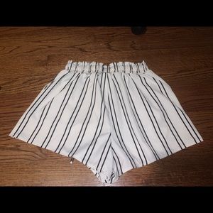 Stripped Flowy Shorts